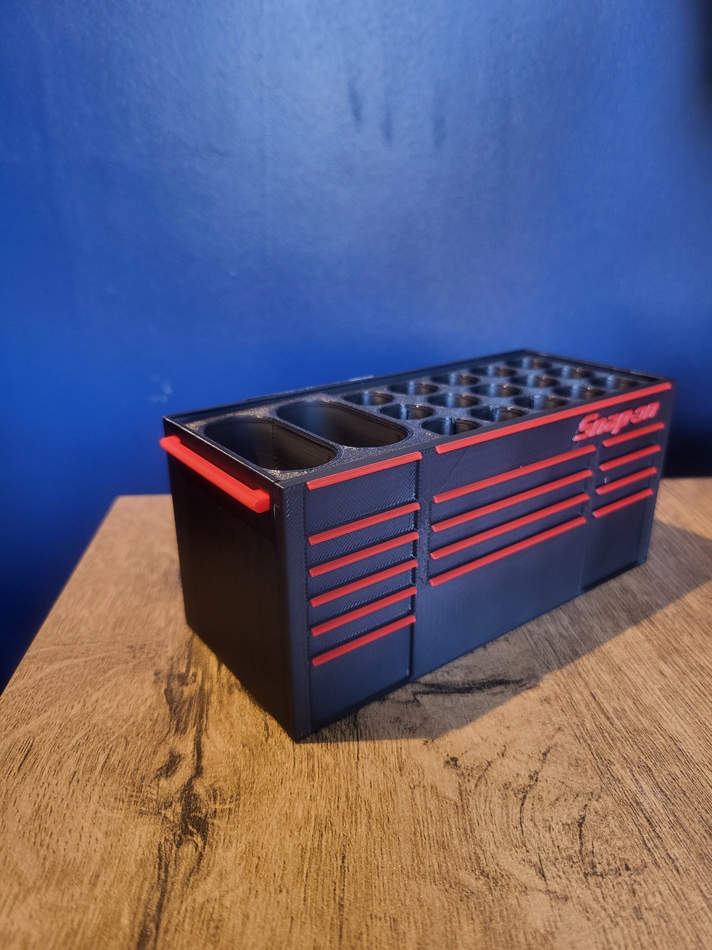 Snap-on Style 3D Printed Toolbox Pen & Tool Holder Organizer