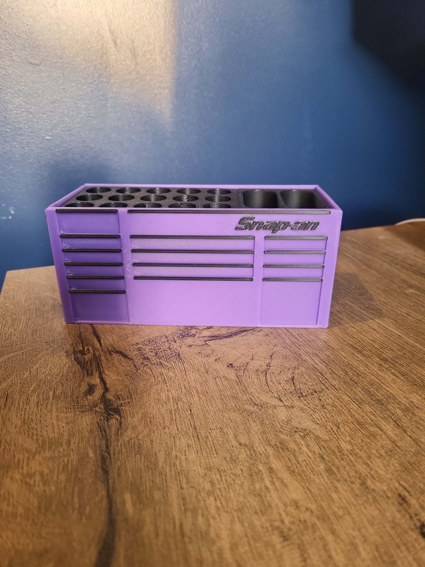 Snap-on Style 3D Printed Toolbox Pen & Tool Holder Organizer