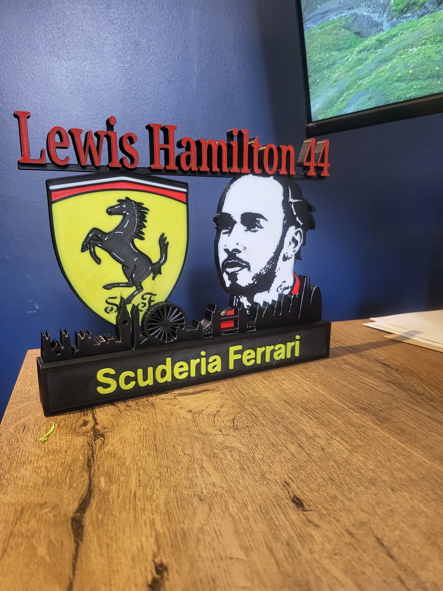 🏎️ Custom 3D Printed Formula 1 Driver Plaques