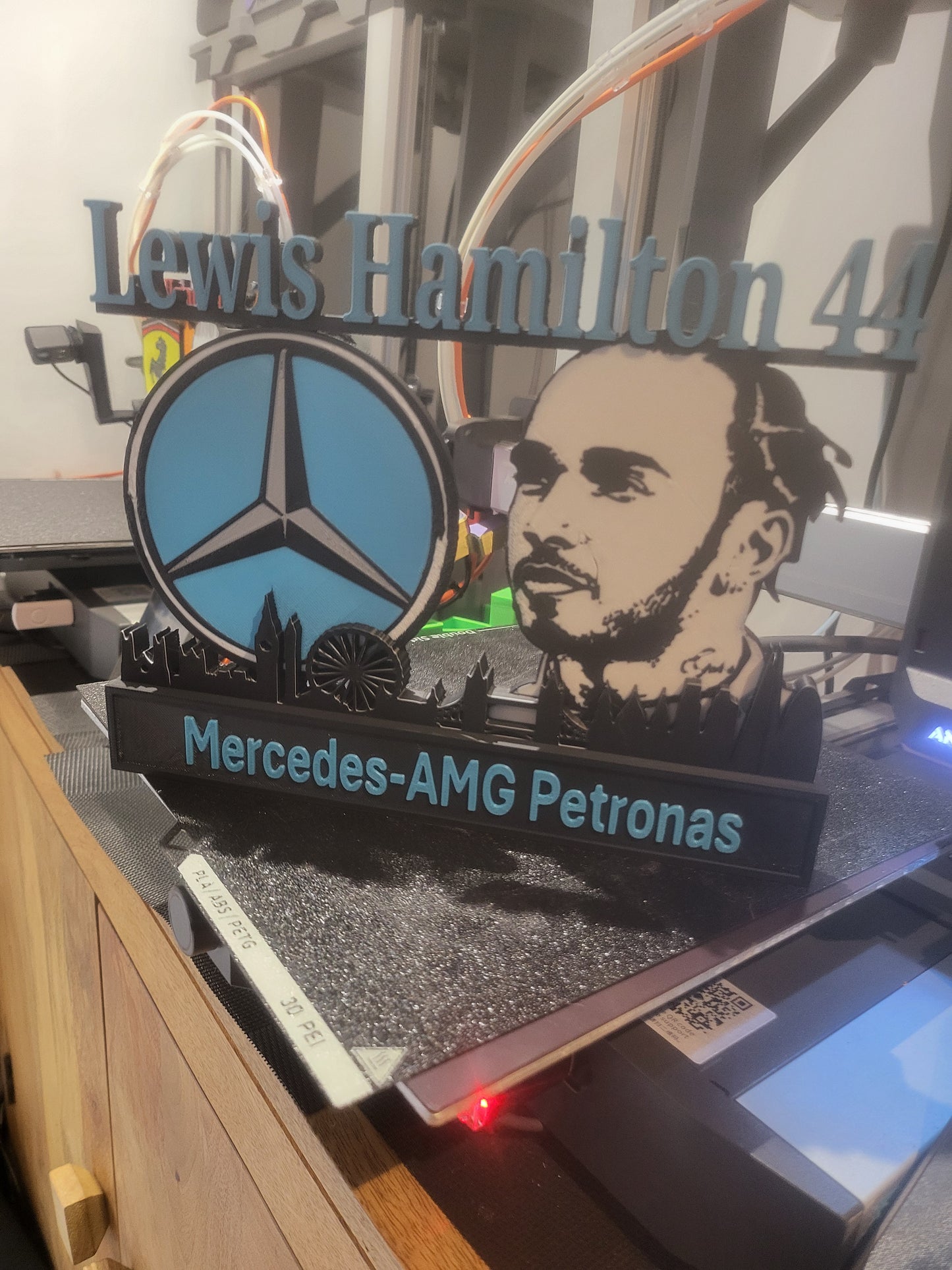 🏎️ Custom 3D Printed Formula 1 Driver Plaques