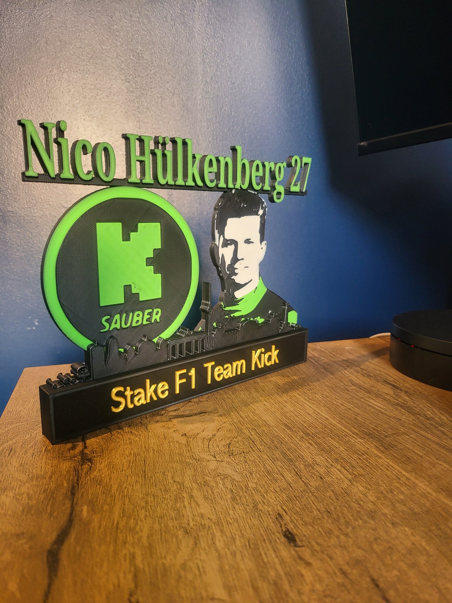 🏎️ Custom 3D Printed Formula 1 Driver Plaques