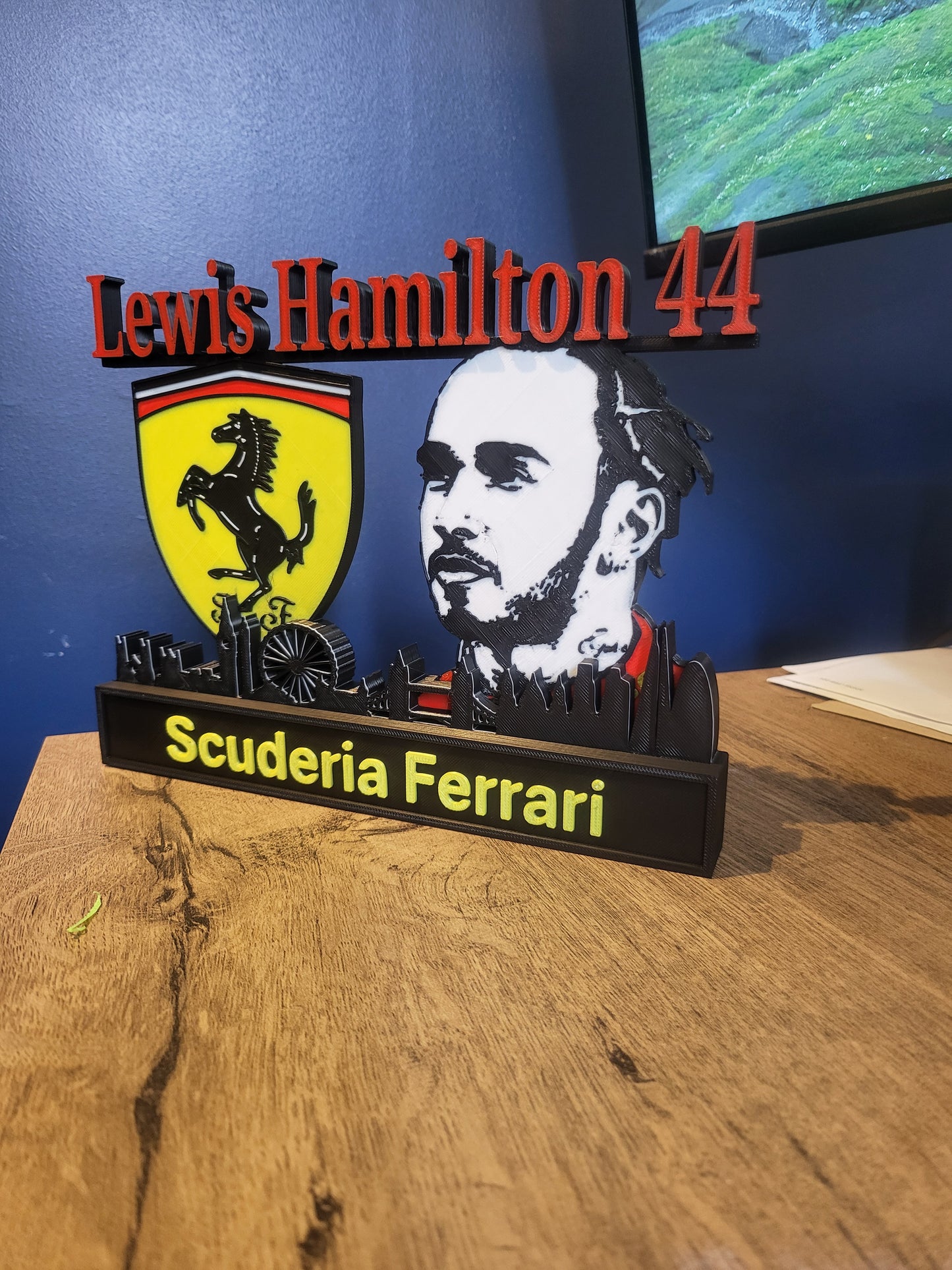 🏎️ Custom 3D Printed Formula 1 Driver Plaques