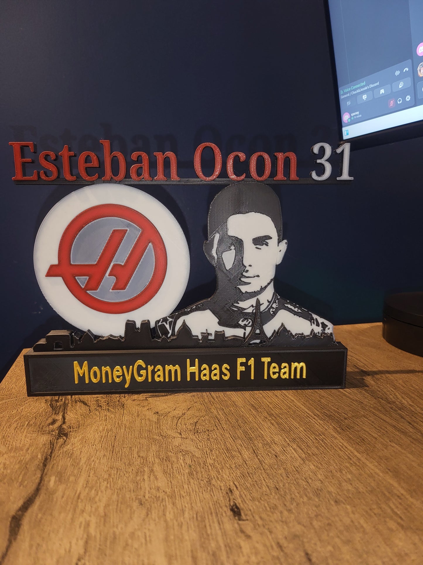 🏎️ Custom 3D Printed Formula 1 Driver Plaques