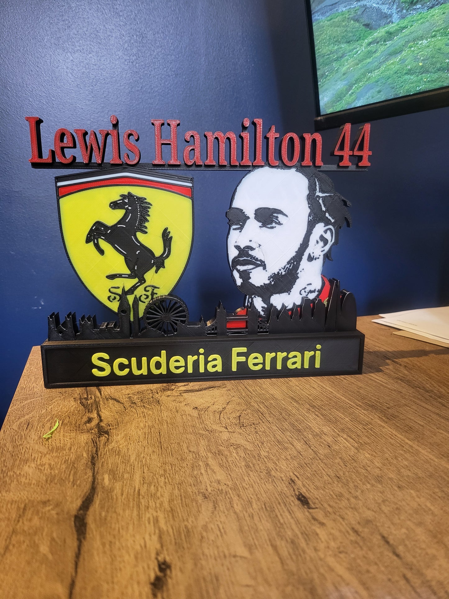 🏎️ Custom 3D Printed Formula 1 Driver Plaques
