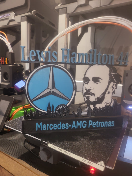 🏎️ Custom 3D Printed Formula 1 Driver Plaques