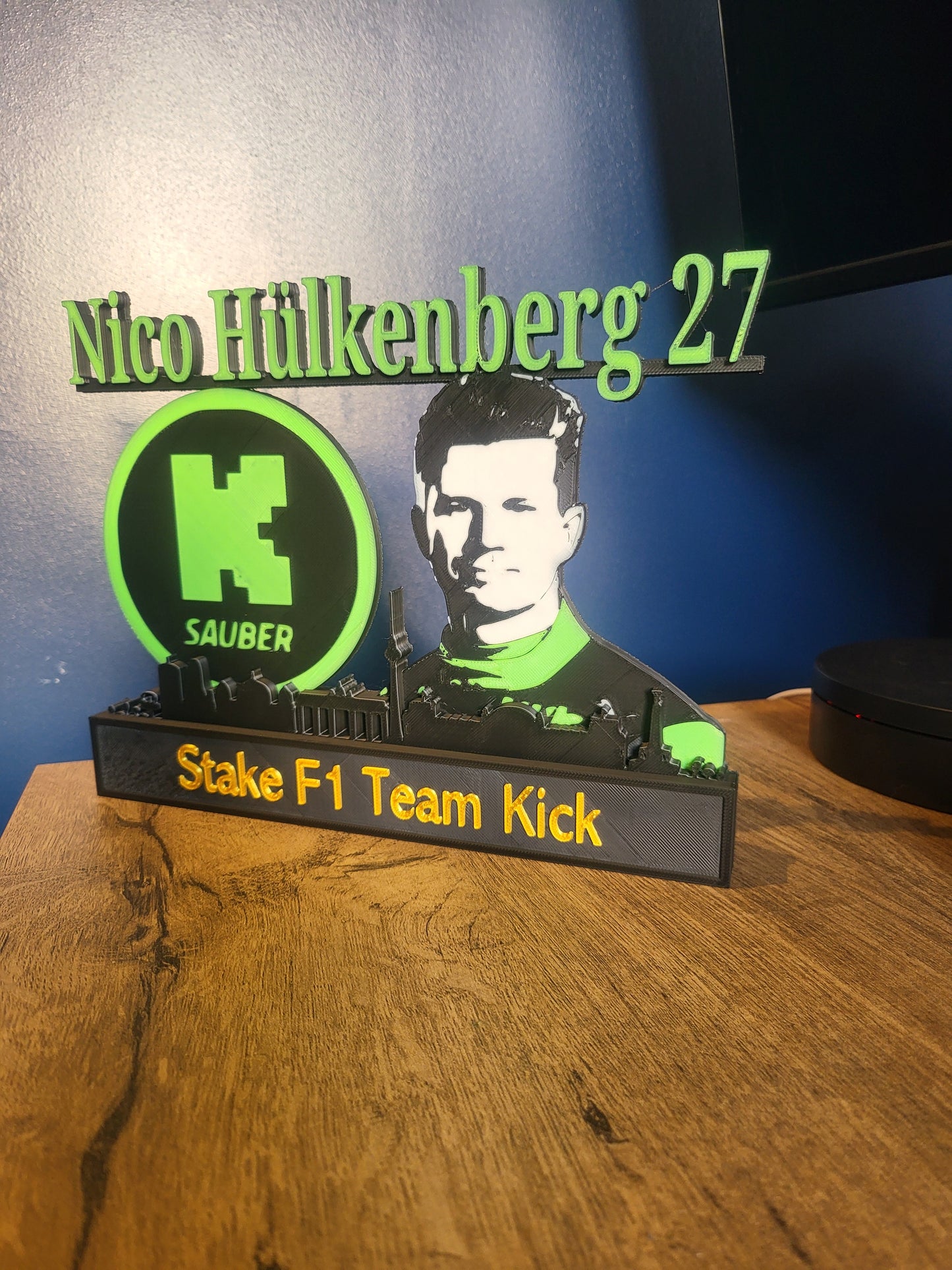 🏎️ Custom 3D Printed Formula 1 Driver Plaques