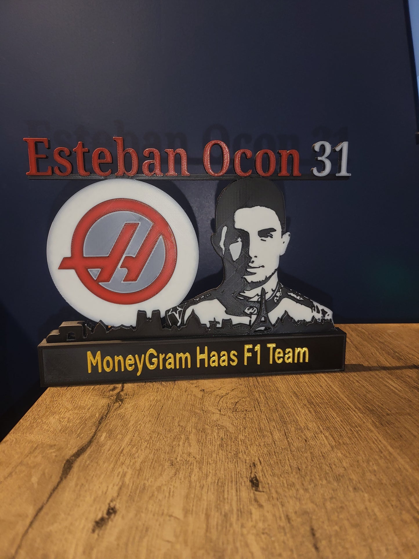 🏎️ Custom 3D Printed Formula 1 Driver Plaques