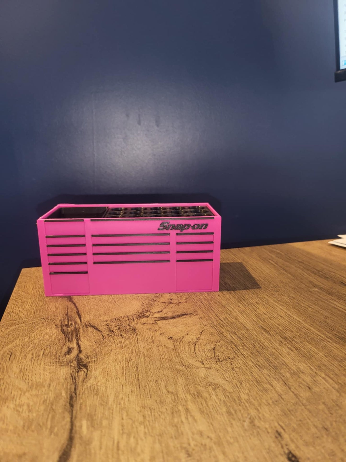 Snap-on Style 3D Printed Toolbox Pen & Tool Holder Organizer