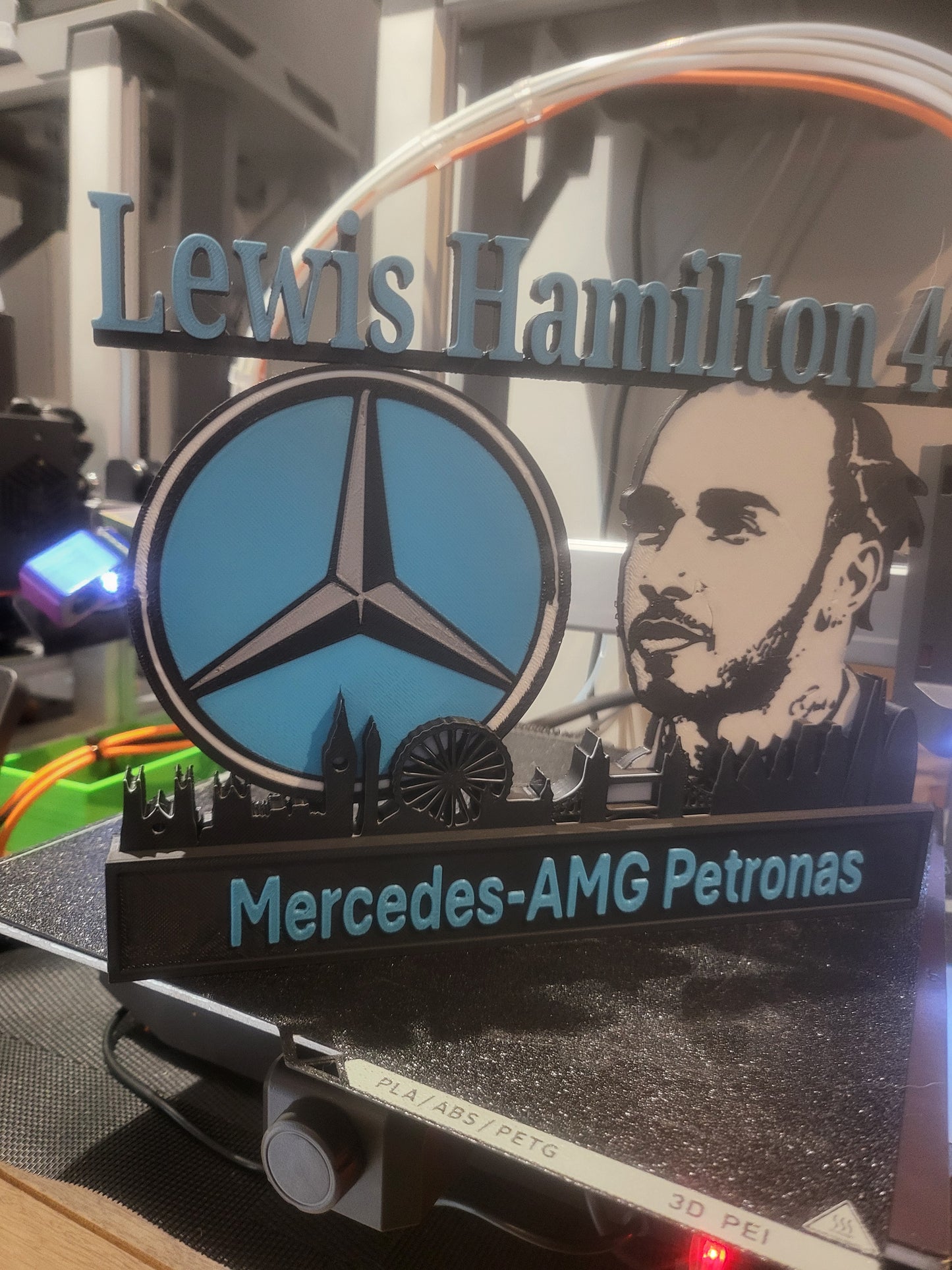 🏎️ Custom 3D Printed Formula 1 Driver Plaques