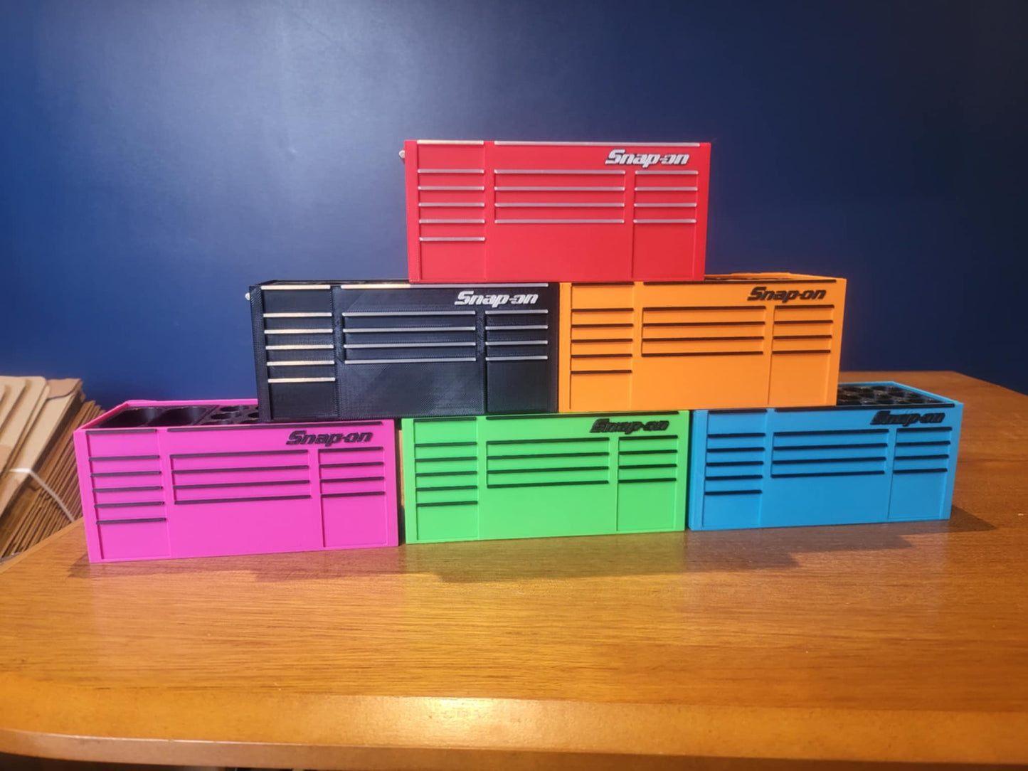 Snap-on Style 3D Printed Toolbox Pen & Tool Holder Organizer