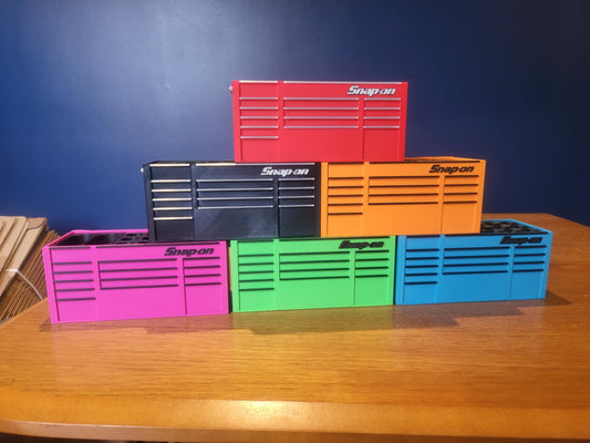 Snap-on Style 3D Printed Toolbox Pen & Tool Holder Organizer