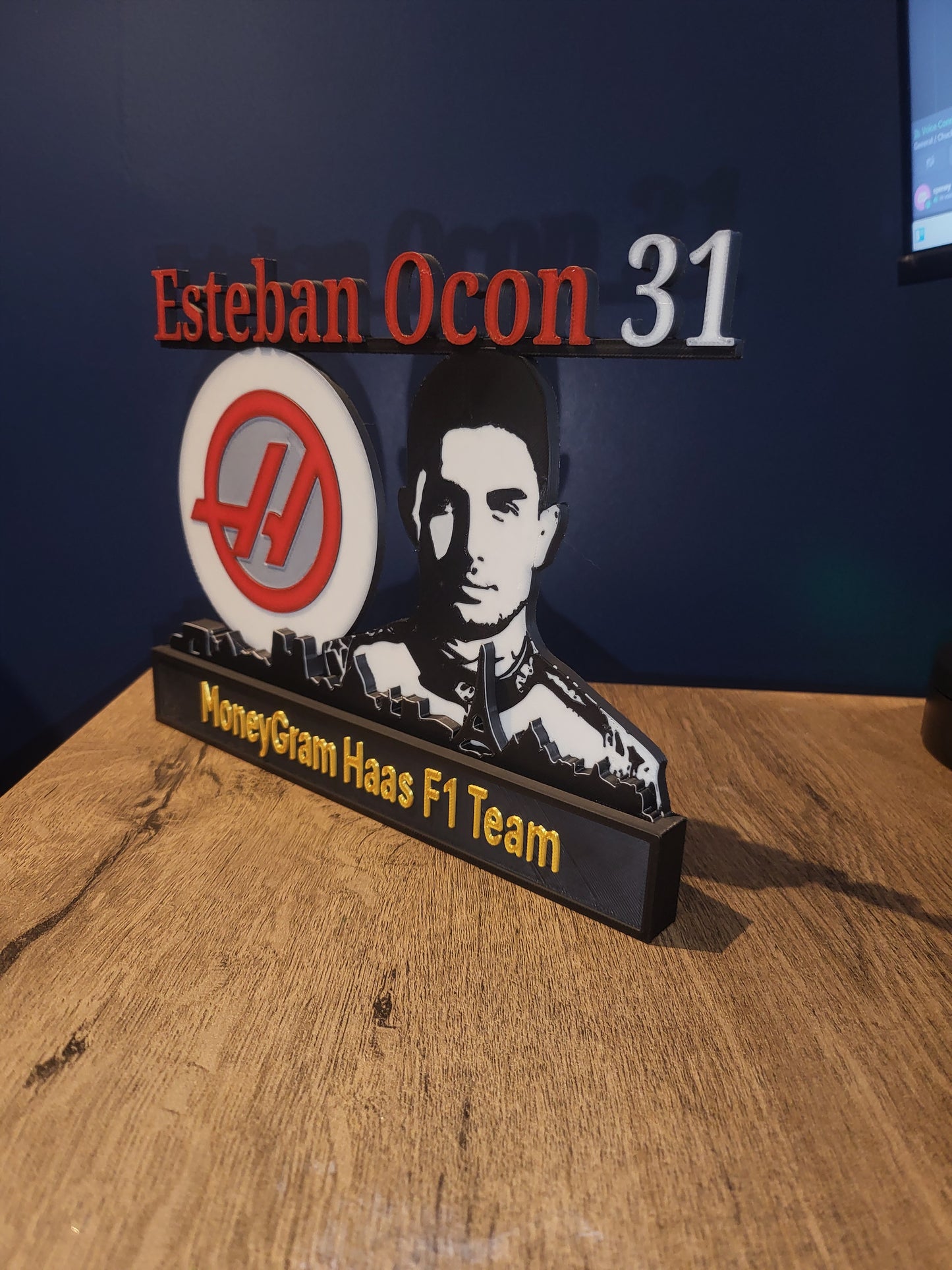 🏎️ Custom 3D Printed Formula 1 Driver Plaques