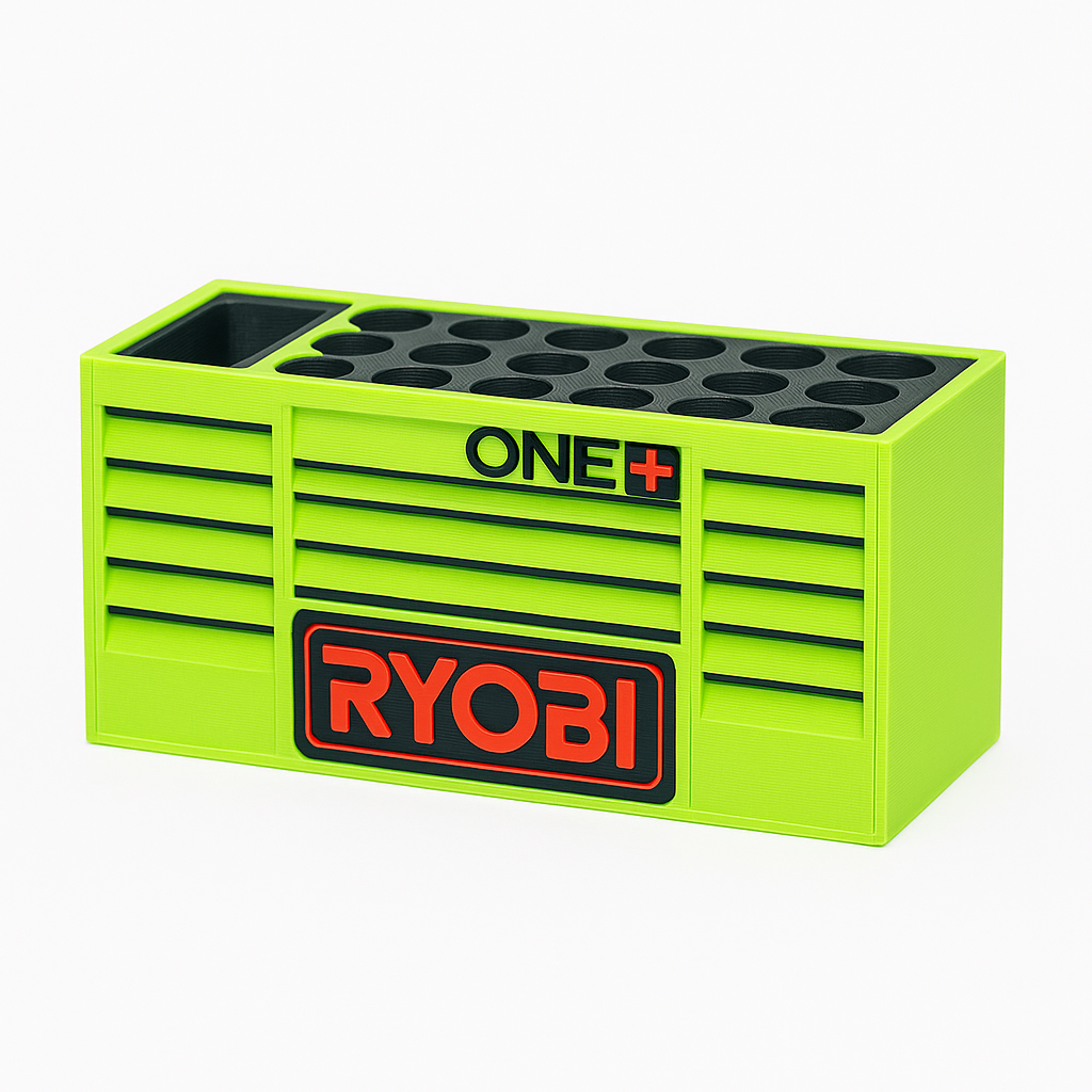 Toolbox-Style Desk Organizer – Milwaukee, DeWalt & Ryobi Designs
