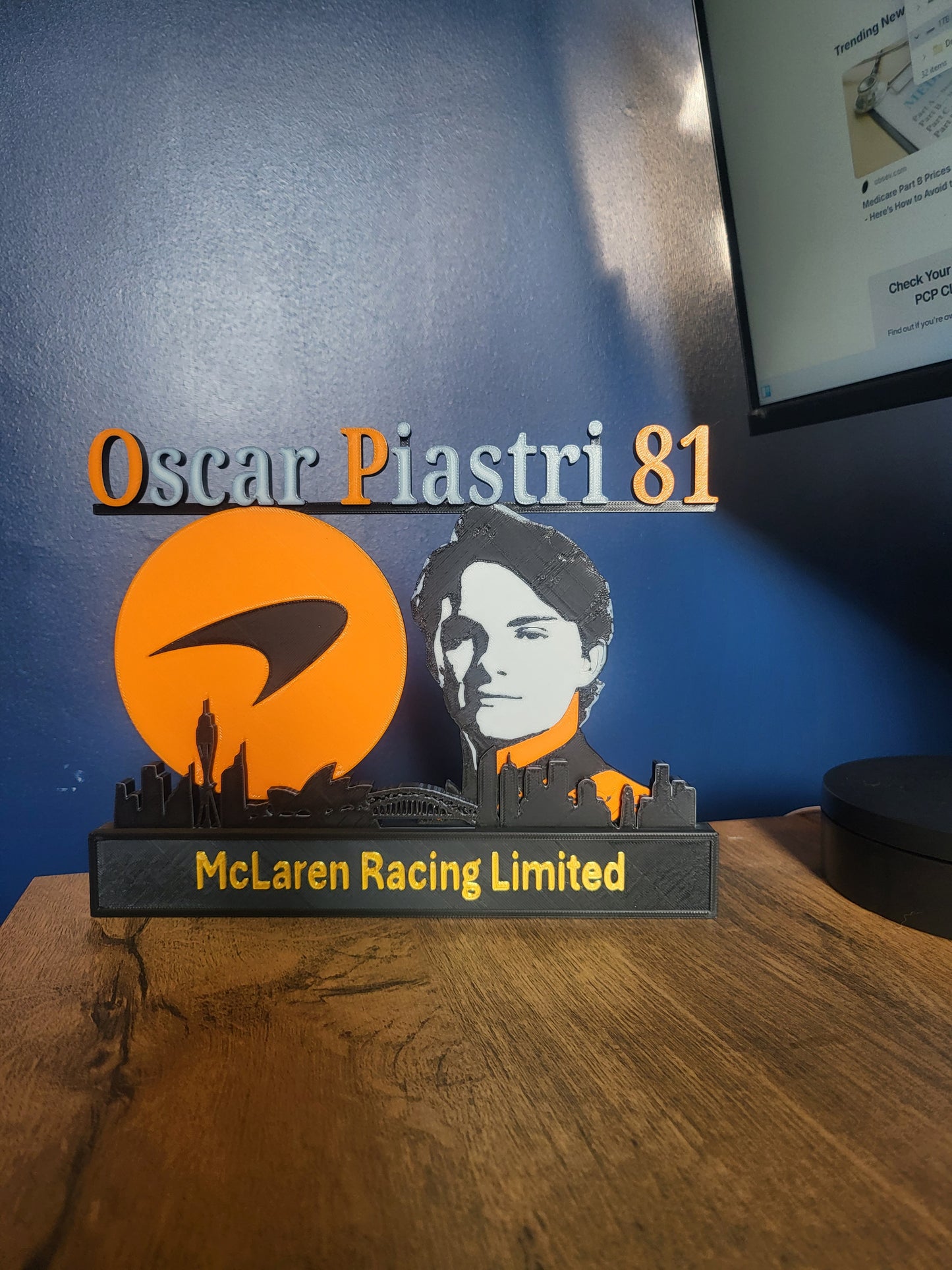 🏎️ Custom 3D Printed Formula 1 Driver Plaques