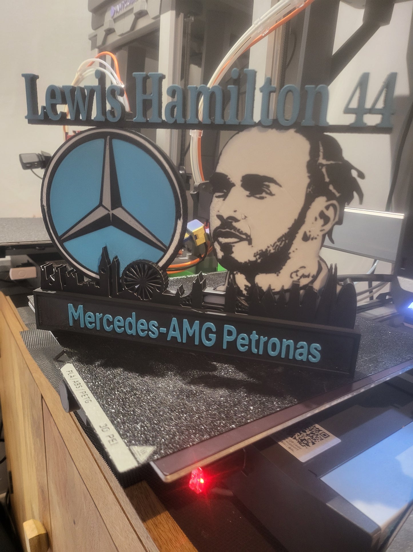 🏎️ Custom 3D Printed Formula 1 Driver Plaques